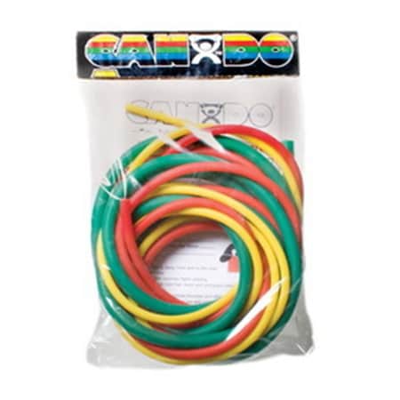 Fabrication Enterprises Cando Exercise Tubing Pep Pack - Easy with Yellow, Red, Green Tubing FA129120